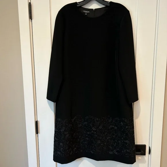 Lafayette 148 New York Corbin Embroidered Emory Cloth Dress - Picture 6 of 7